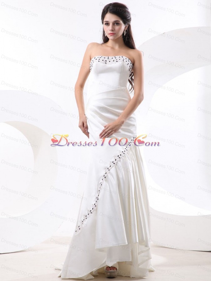 Mermaid Wedding Dress for Bridal Beading Brush