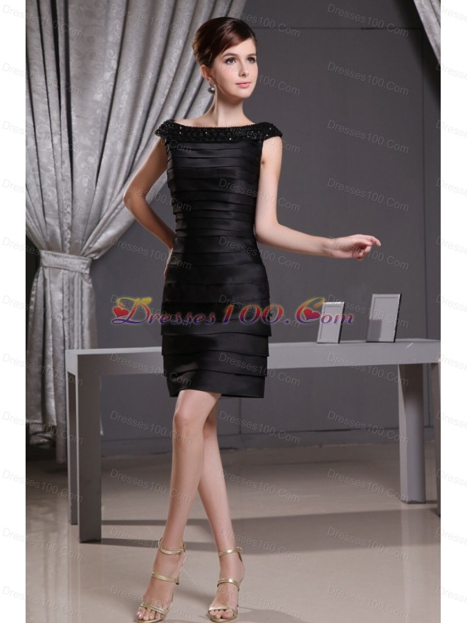 Betaau Tiers Mother Bride Dress With Cap Sleeves