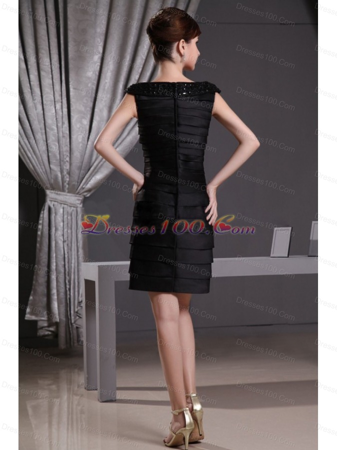 Betaau Tiers Mother Bride Dress With Cap Sleeves