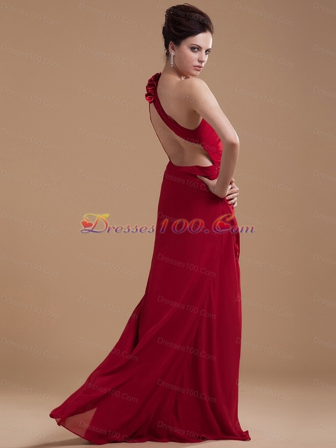 Long Sleeves Split Flowers Brush Mother Bride Dress