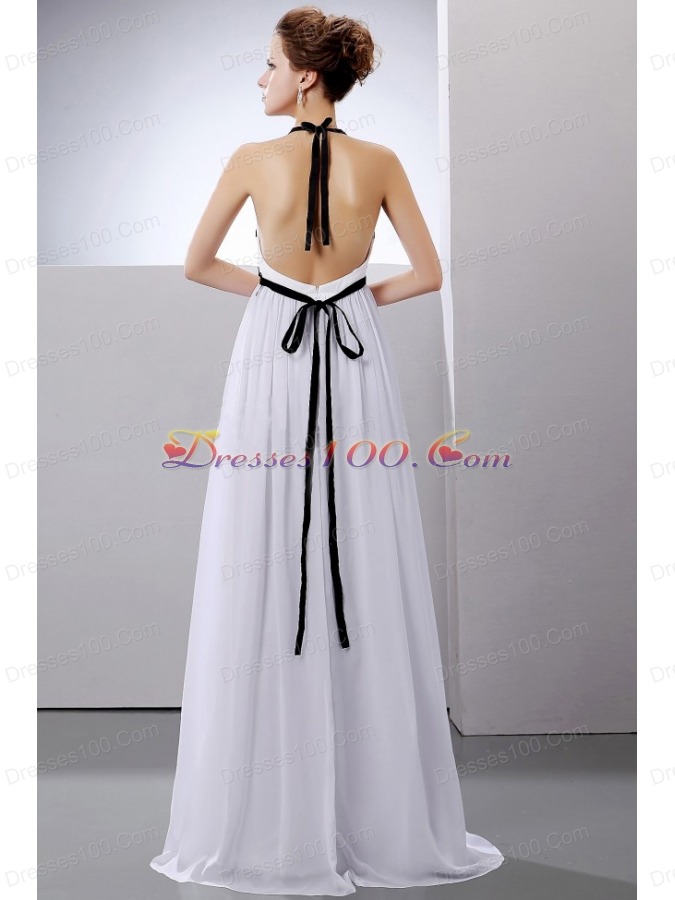 Sexy Halter Dress for Bridal Customize Backless
