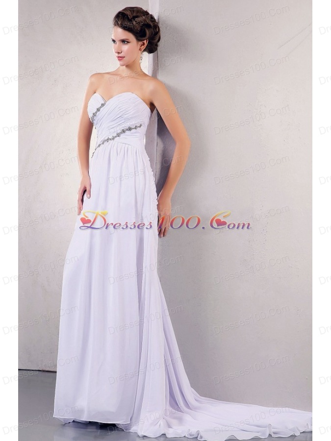 Elegant 2013 Wedding Dress Appliques Ruching Court