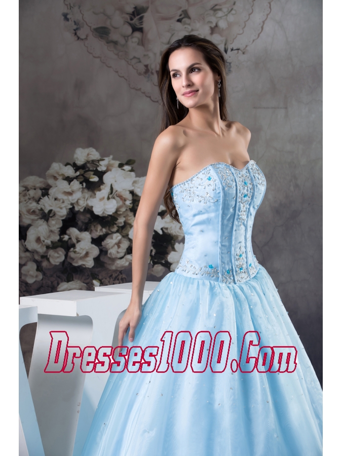 2013 Modern Sweetheart Embroidery A-Line / Princess Prom Dress