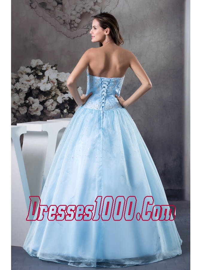 2013 Modern Sweetheart Embroidery A-Line / Princess Prom Dress
