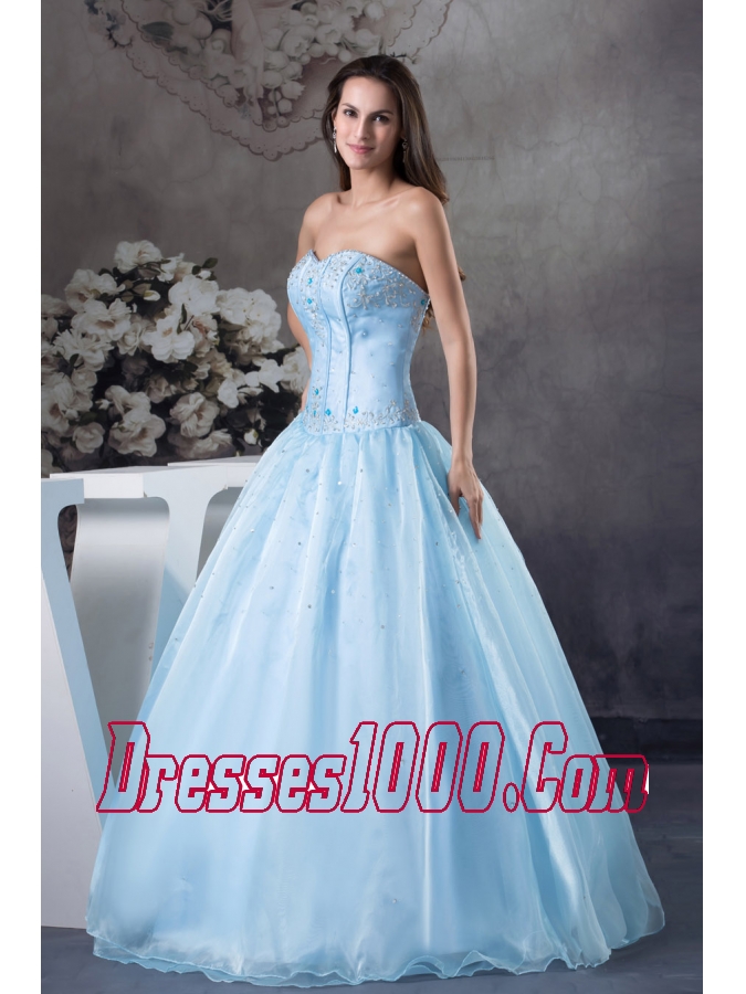 2013 Modern Sweetheart Embroidery A-Line / Princess Prom Dress