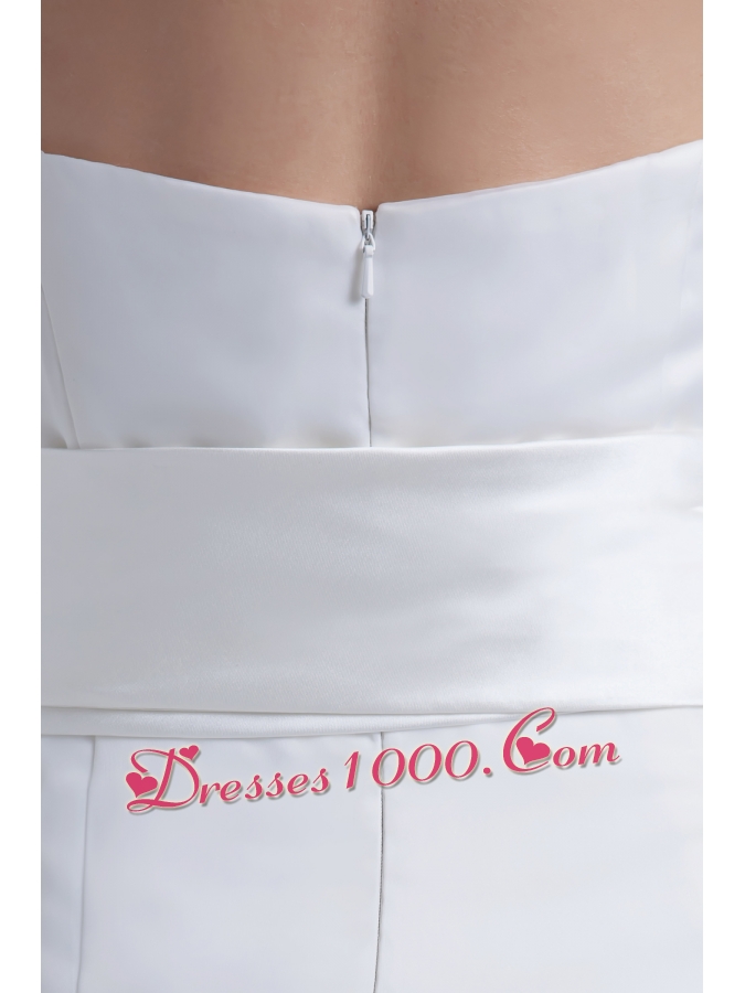 Halter Top Sash A-line Organza Wedding Dress