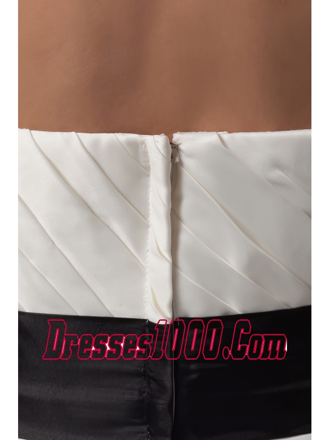 Strapless A-line Ruffles Pick-ups Sash Wedding Dress