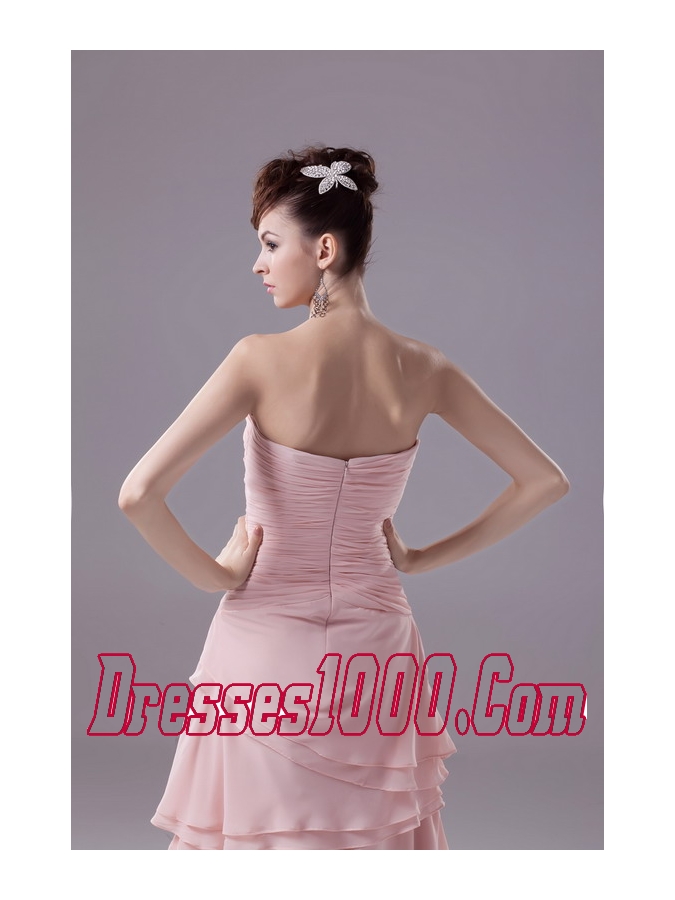 Appliques and Ruching Sweetheart Ankle-length Mother Of The Bride Dress