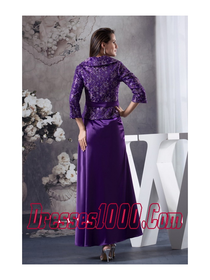 Beautiful Strapless Ankle-length Empire Mother Of The Bride Dress