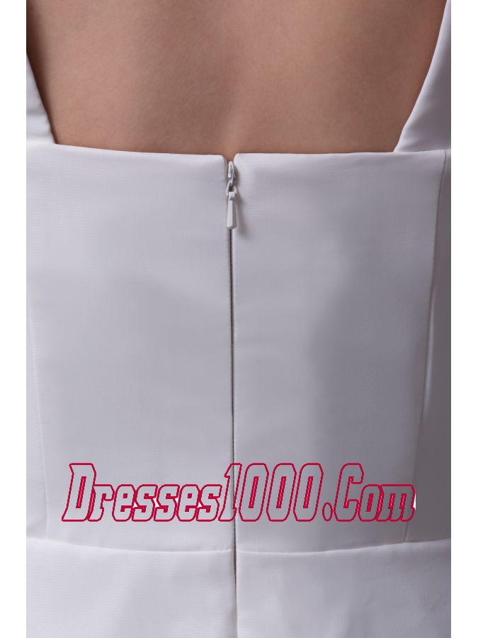 Perfect 2013 V-neck Column Long Beading Wedding Dress