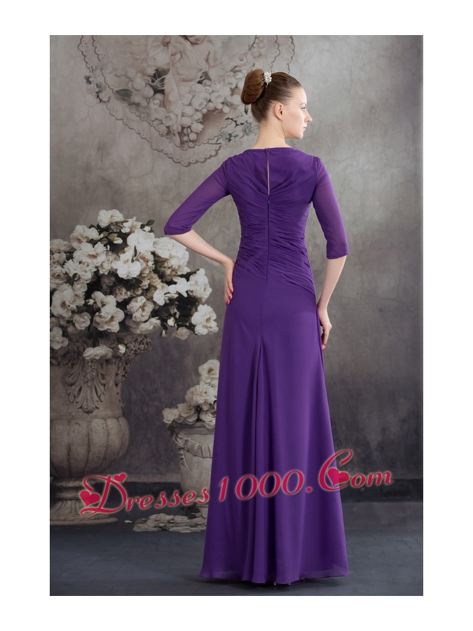 Simple Empire Square 2013 Mother of the Bride Dress with Beading