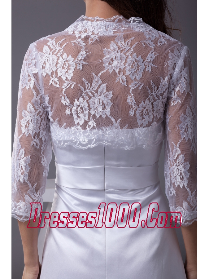 Strapless A-line Floor-length Wedding Dress