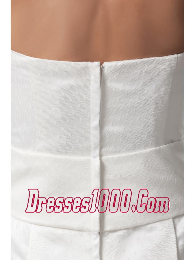 2013 Stylish Mermaid Strapless Brush Wedding Dress