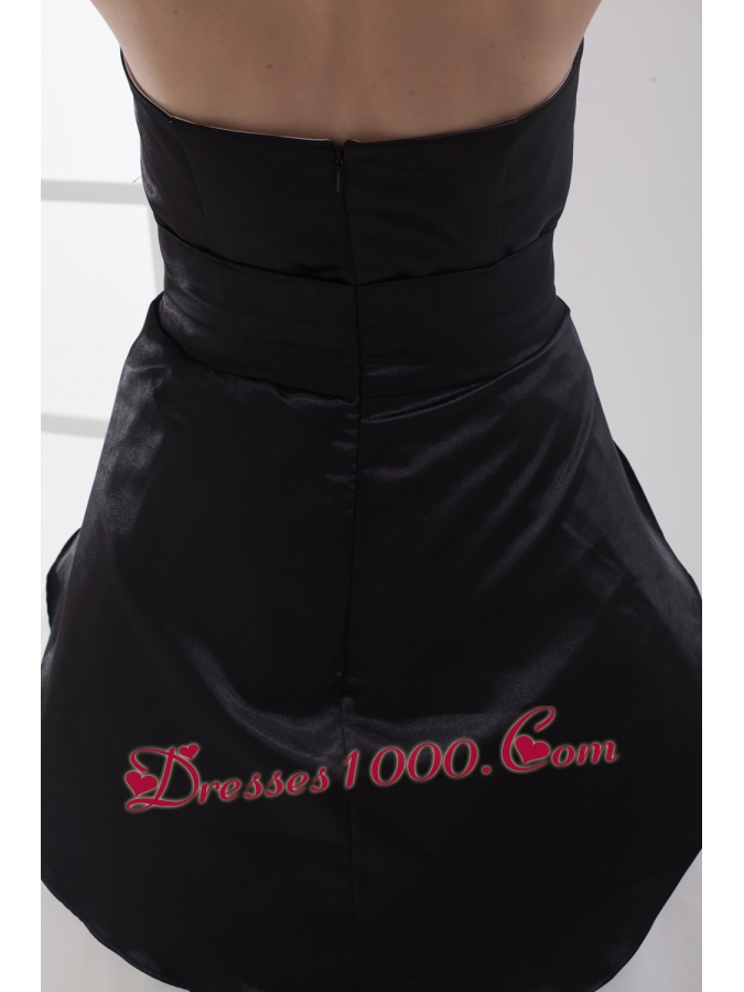 A-line Sweetheart High-low Pick-ups Wedding Dress