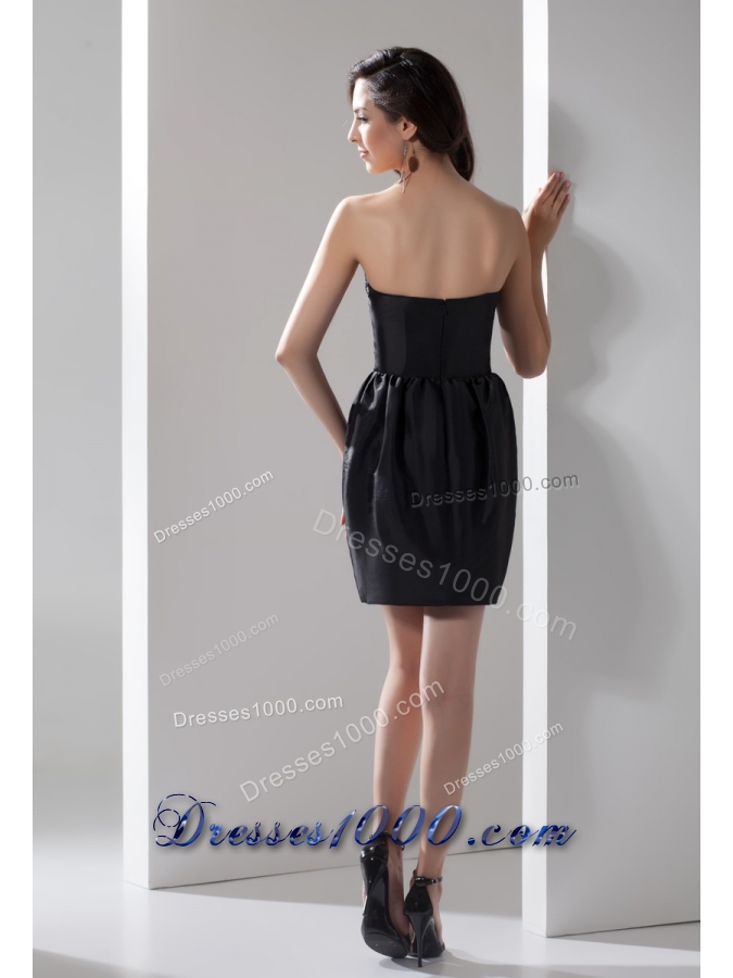 Jewelries Decorated Bodice Strapless Mini-length Prom Gowns