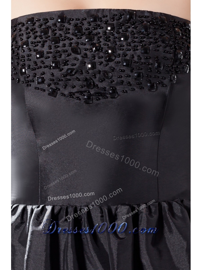 Jewelries Decorated Bodice Strapless Mini-length Prom Gowns