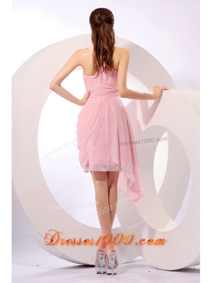 Empire One Shoulder 2013 Dress For Prom Night with Side Zipper