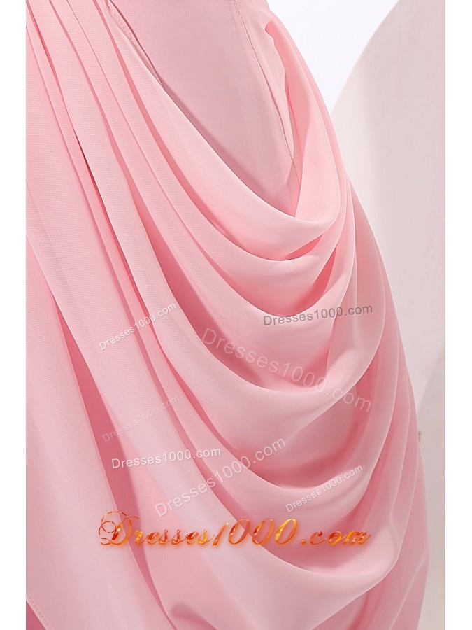 Empire One Shoulder 2013 Dress For Prom Night with Side Zipper