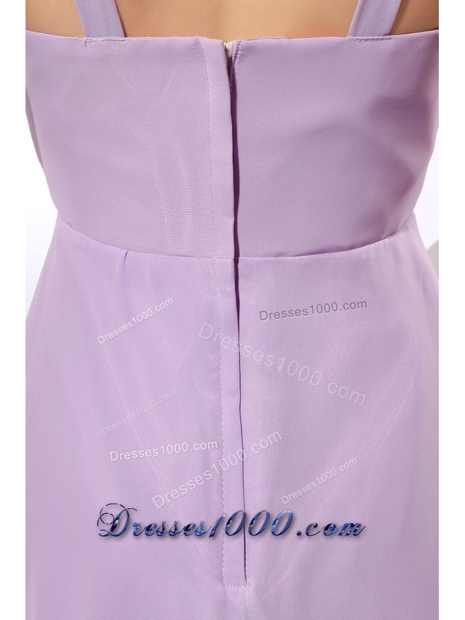 Lilac Straps Mini-length 2013 Dresses For Prom Princess in Chiffon