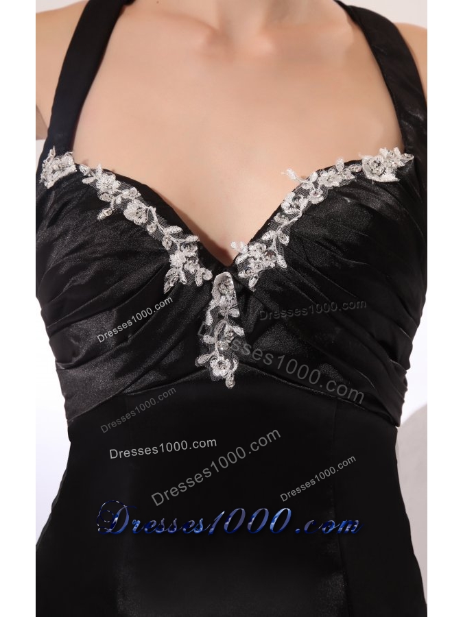 Elegant Black Criss Cross Back Evening Dress For Women