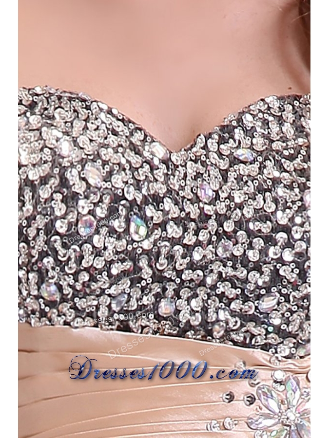 2014 Sweetheart Black Short Prom Nightclub Dress with Beads