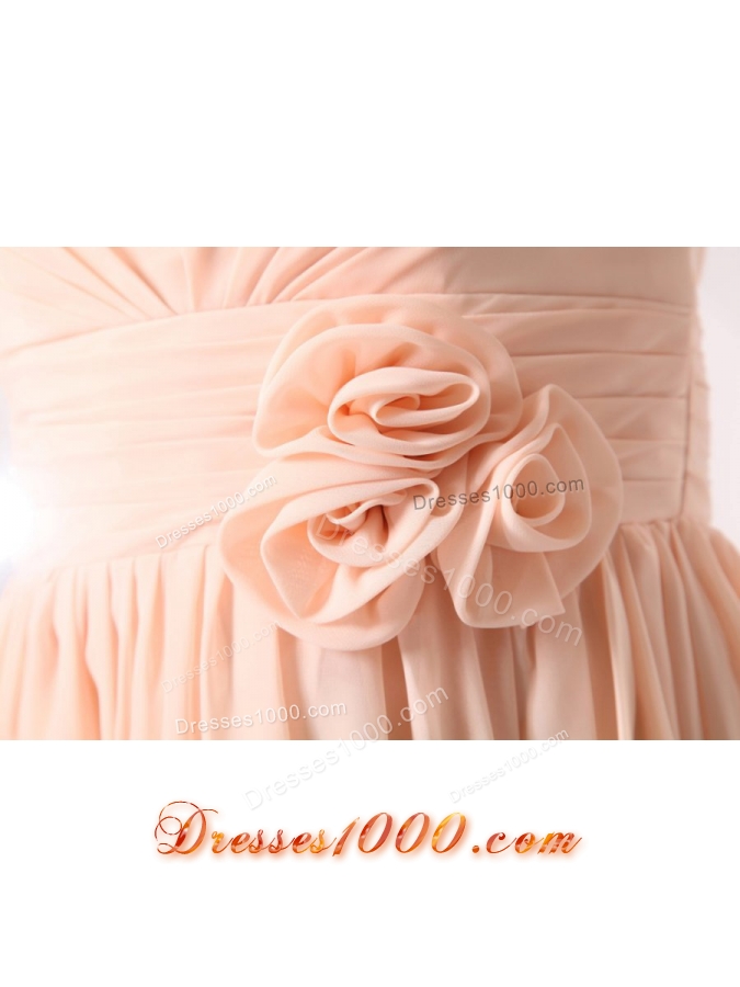 Top Seller Empire V-neck Champagne Short Prom Cocktail Dress