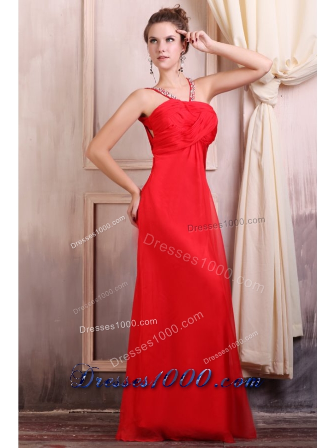 Sexy Red Fitted Long Evening Gown Dress For Women