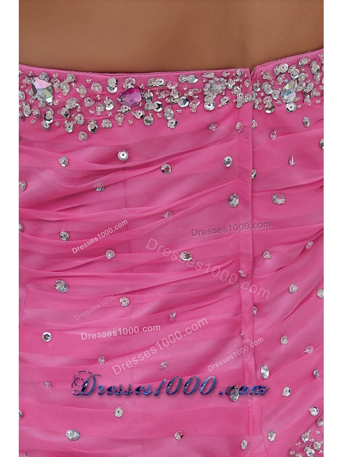 Organza Ball Gown Strapless Floor-length Ruffled Quinceanera Dresses