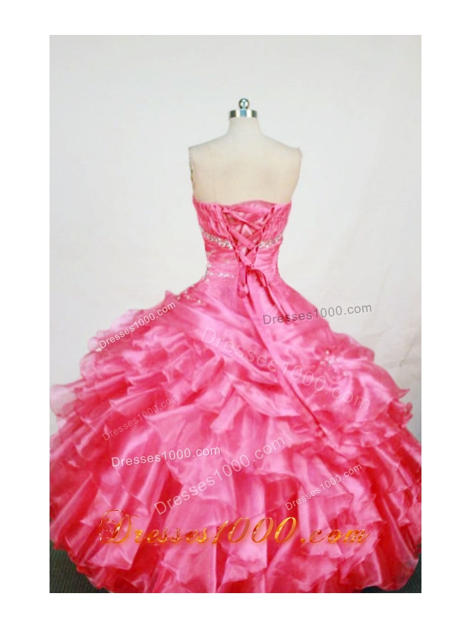 Cute Ball Gown Strapless Floor-length Quinceanera Dress