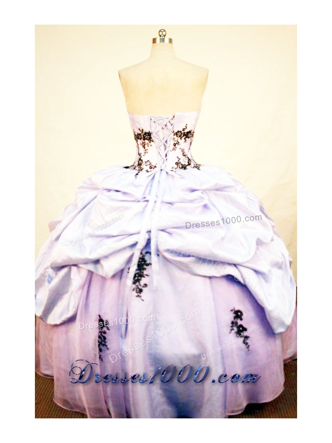 Perfect Ball Gown Strapless Floor-length Quinceanera Dresses