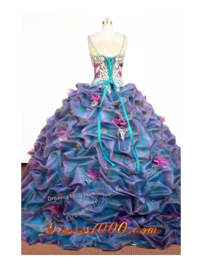 Romantic Ball Gown Strap Floor-length Quinceanera Dresses