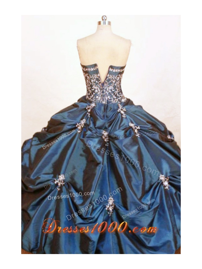 Affordable Ball gown Strapless Floor-Length Quinceanera Dresses