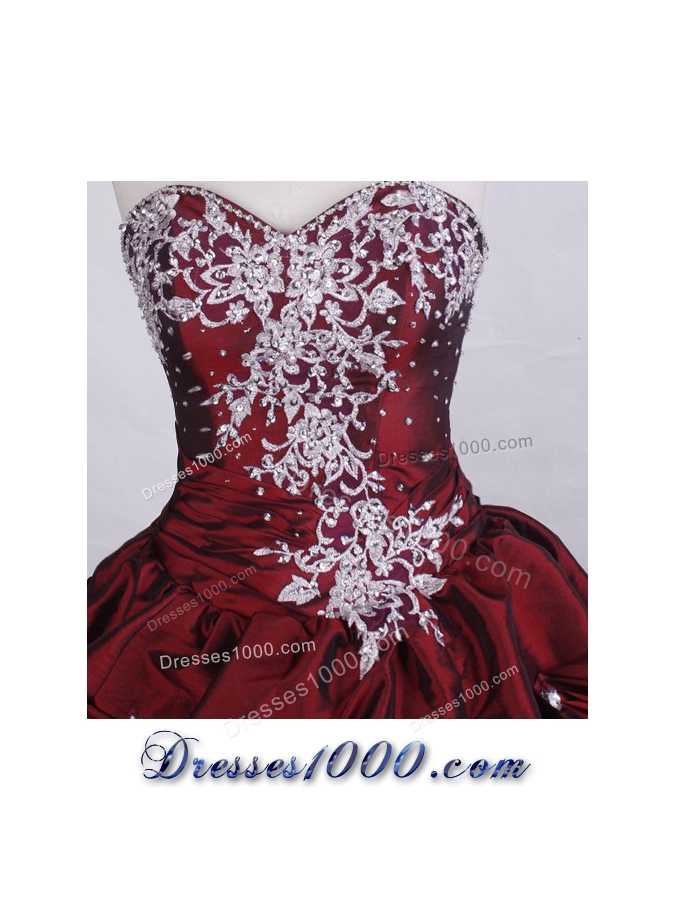 Beautiful Ball gown Sweetheart-neck Floor-length Quinceanera Dress