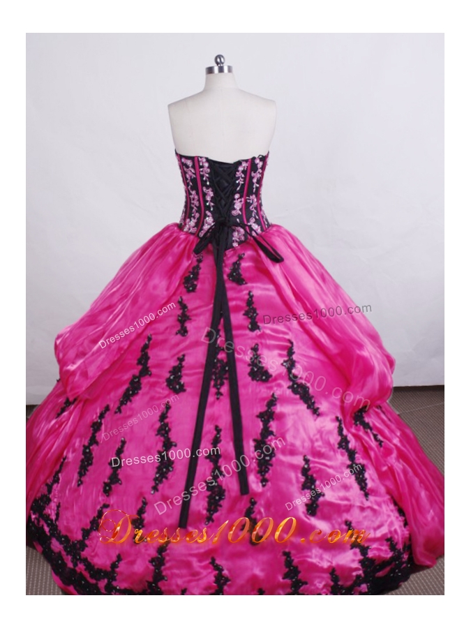 Classical Ball gown Strapless Floor-length Quinceanera Dress