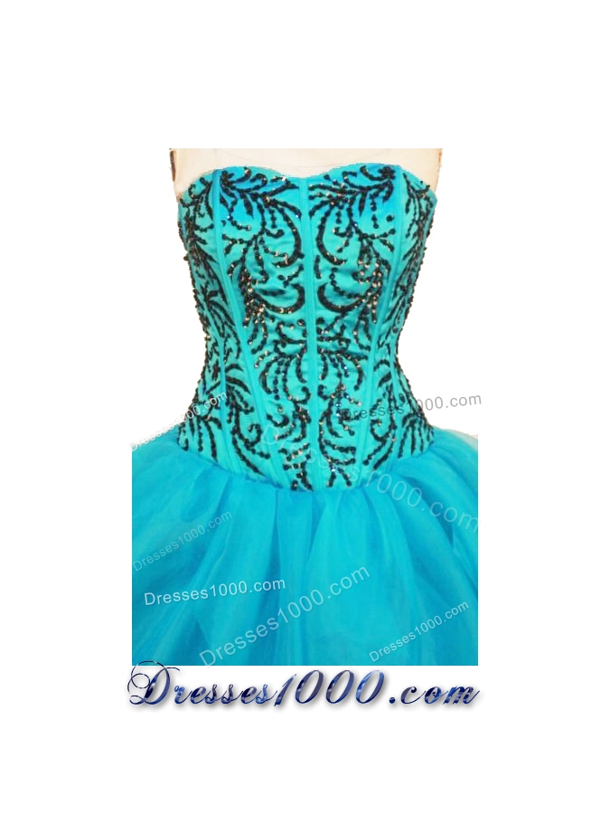 Exclusive Ball Gown Sweetheart Floor-length Quinceanera Dresses Appliques