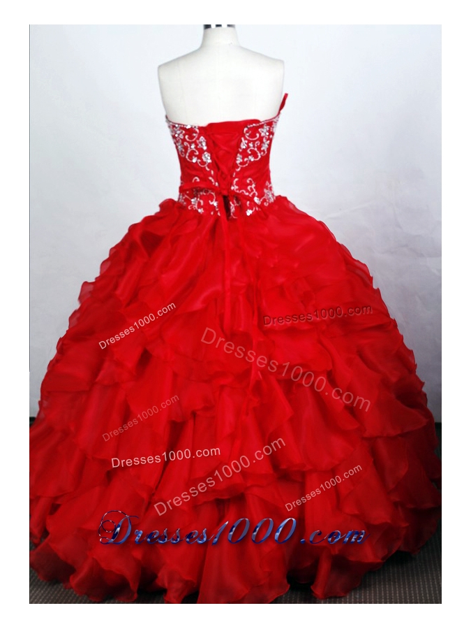 Exquisite Ball gown Sweetheart-neck Floor-length Quinceanera Dresses