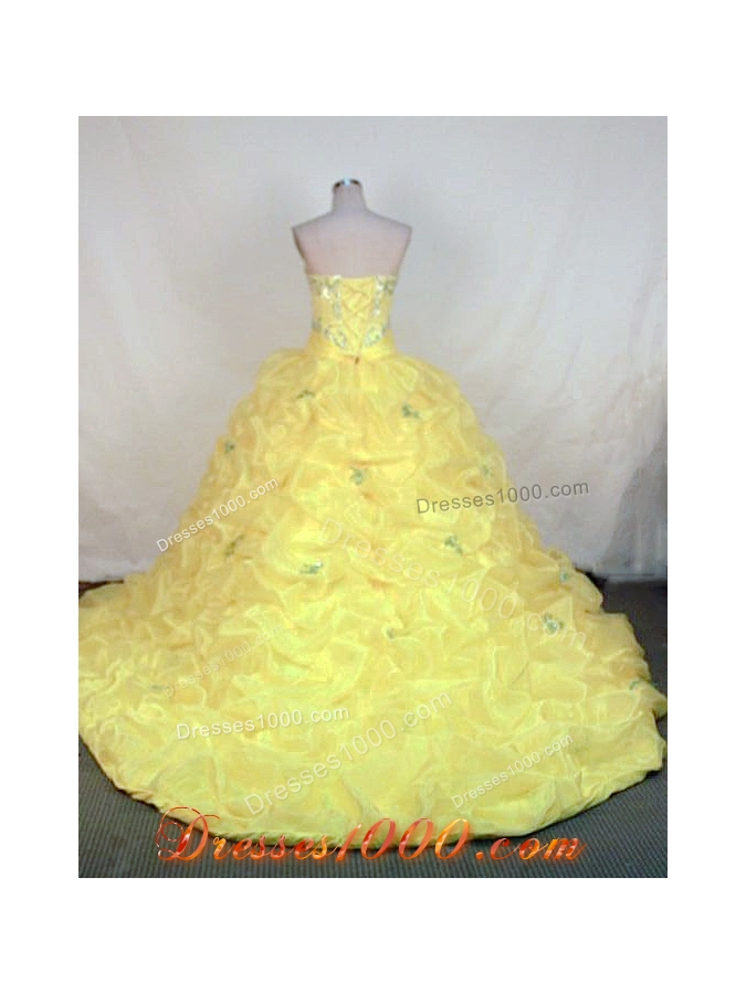 Fashionable Ball gown Sweetheart neck Floor-Length Quinceanera Dresses