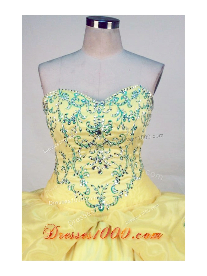 Fashionable Ball gown Sweetheart neck Floor-Length Quinceanera Dresses