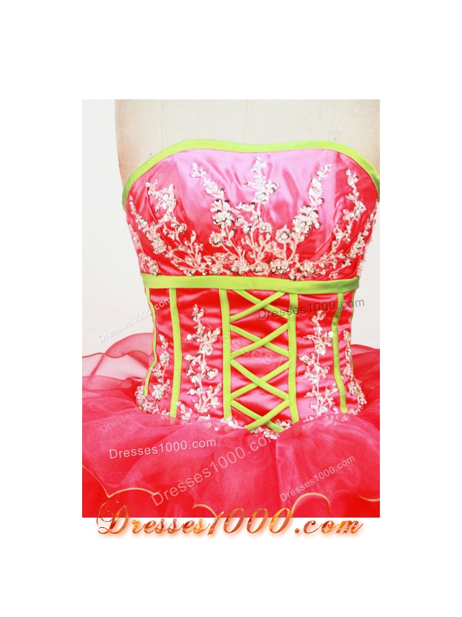 Luxurious Ball gown Strapless Floor-length Quinceanera Dresses