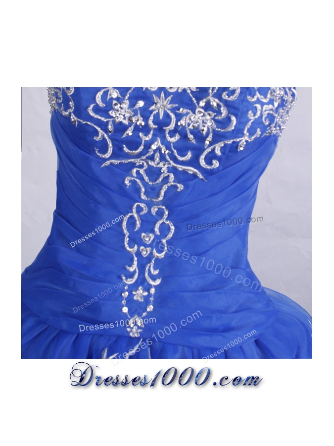 Perfect Ball Gown Strapless Floor-length Organza Quinceanera Dresses