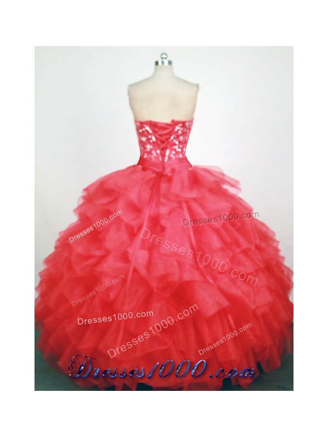 2013 Luxurious Ball Gown Strapless Floor-Length Hot Pink Beading Quinceanera Dresses
