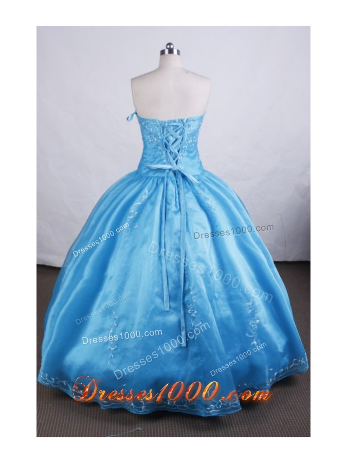 Beautiful Ball gown Sweetheart Floor-length Quinceanera Dresses Appliques