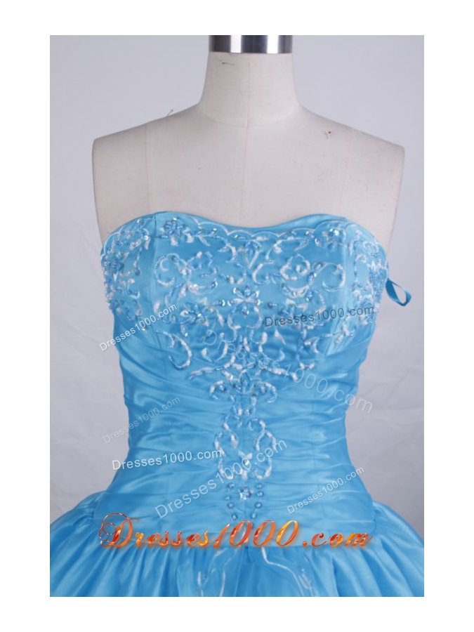 Beautiful Ball gown Sweetheart Floor-length Quinceanera Dresses Appliques