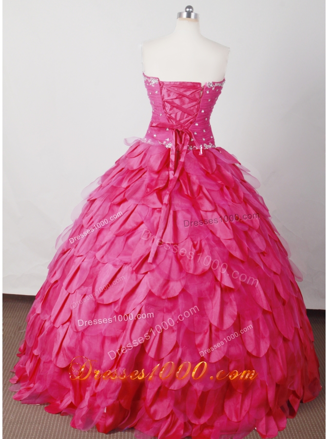 Perfect Ball Gown Strapless Floor-length Quinceanera Dress