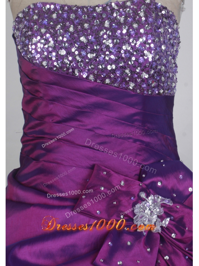 Classical Ball Gown Strapless Floor-length Quinceanera Dress