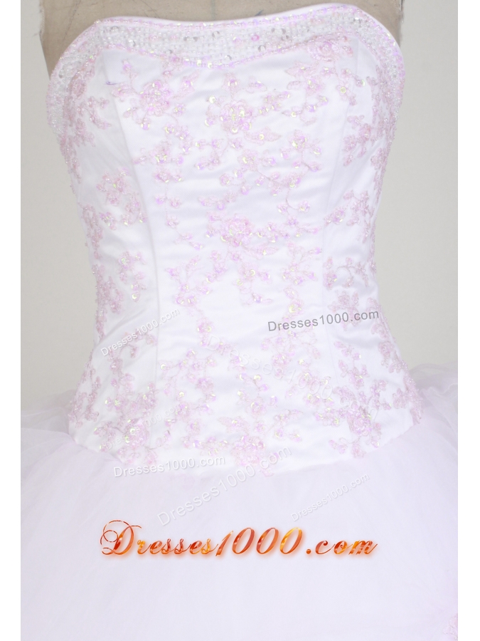 Romantic Ball Gown Strapless Strapless Floor-length Pink Quinceanera Dress LZ426012