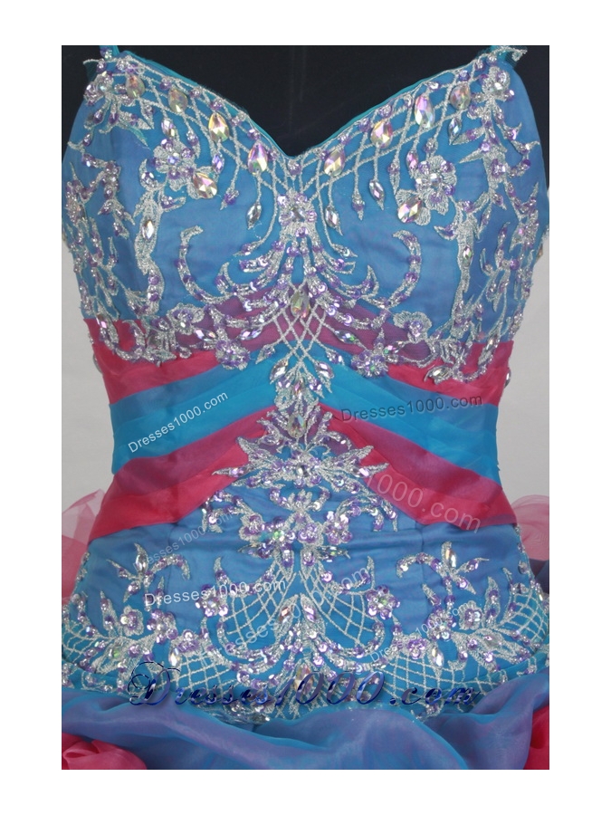 Beautiful Ball Gown Straps Floor-length Quincenera Dresses