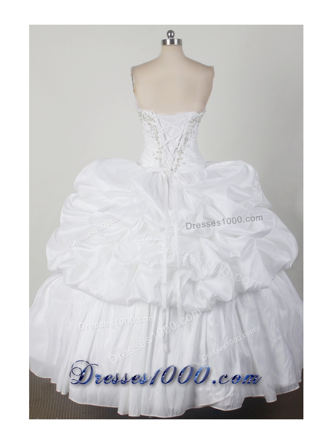 2012 Cheap Ball Gown Sweetheart Floor-length Qunceanera Dress