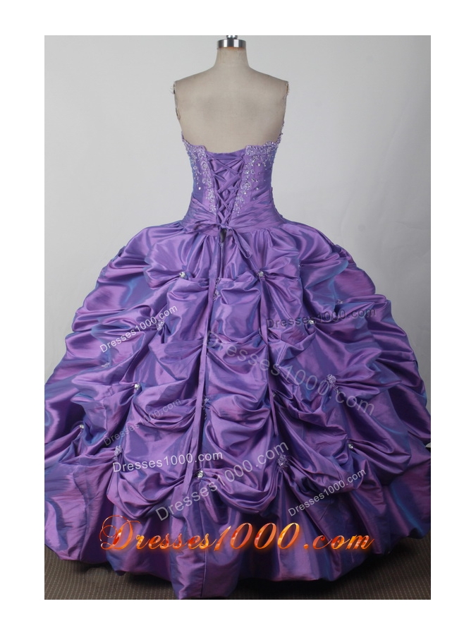 2012 Classical Ball Gown Sweetheart Floor-length Qunceanera Dress