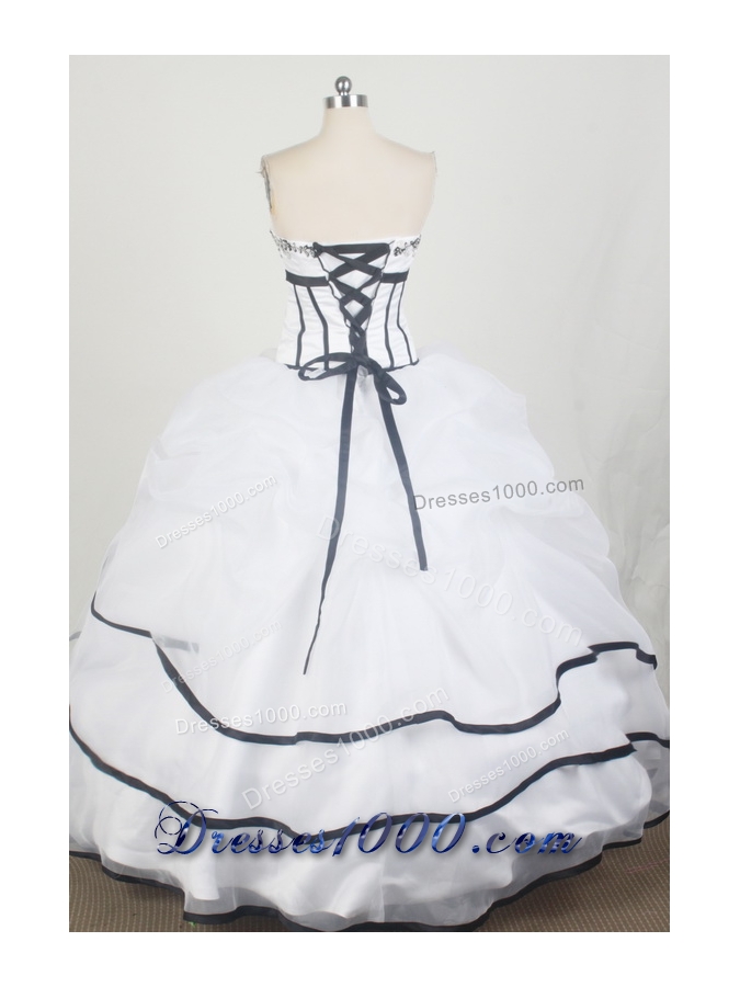2012 Elegant Ball Gown Sweetheart Floor-length Qunceanera Dress